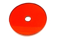 Washer - PETG red 1 inch OD No.6