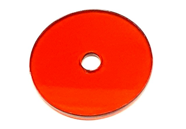 Washer - PETG red 1 inch OD #6