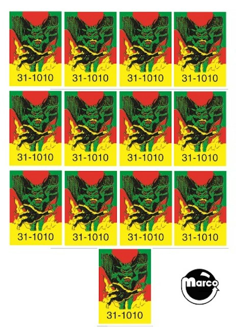 SOLAR FIRE (Williams) target decals