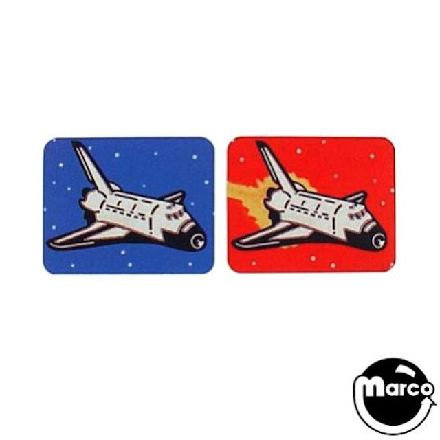 SPACE SHUTTLE (Williams) Decal spinner 2