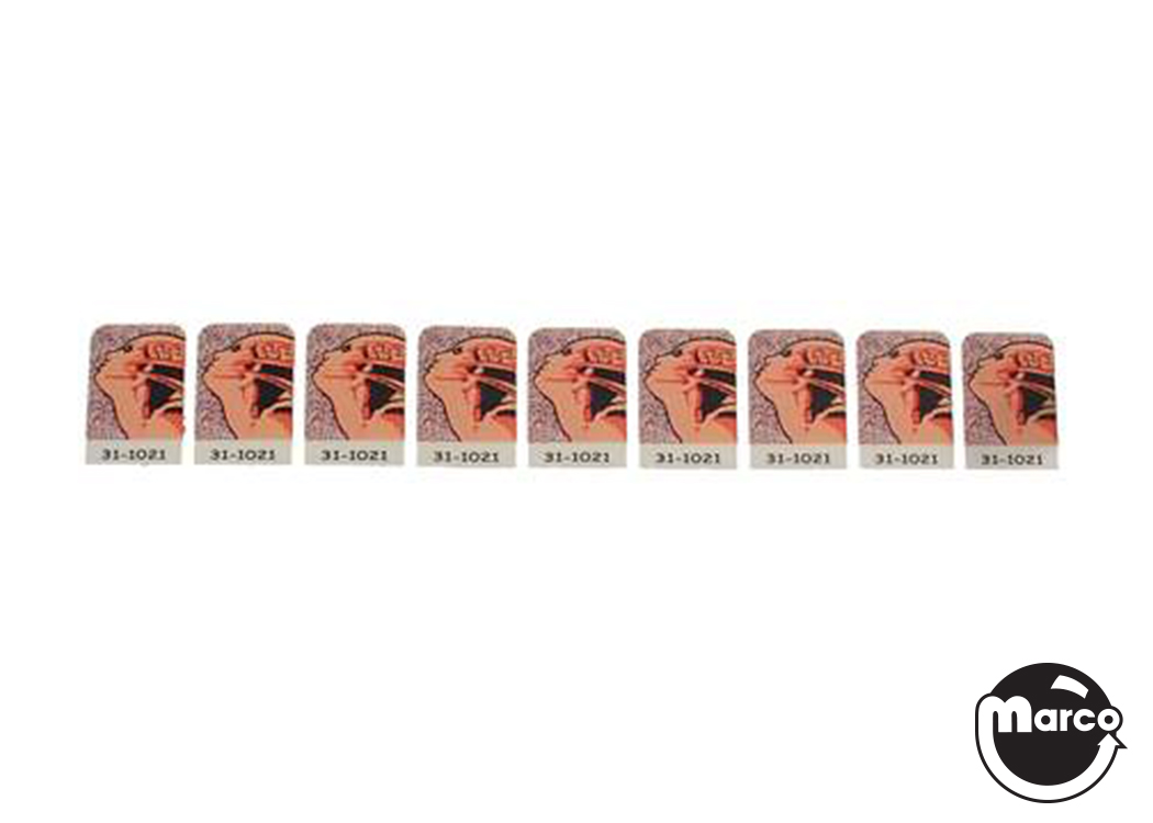 BARRACORA (Williams) Decals drop targets (9)