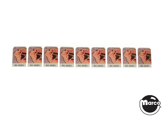 BARRACORA (Williams) Decals drop targets (9)