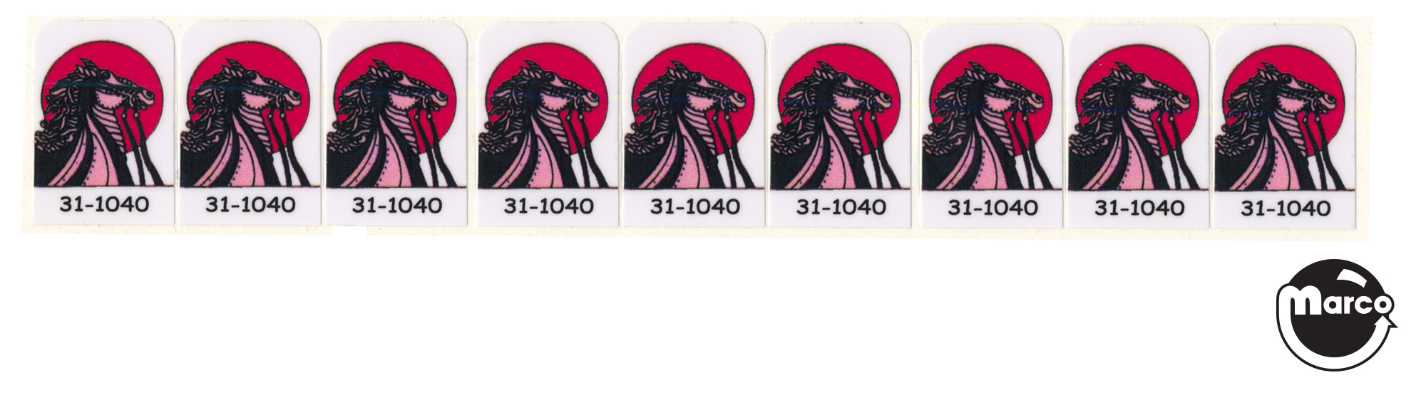 COSMIC GUNFIGHT (Williams) Decals drop targets