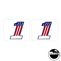 EVEL KNIEVEL (Bally) Decals #1 spinner