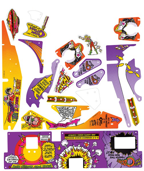 PARTY ZONE (Bally) Plastics set 20004-PLASTICS