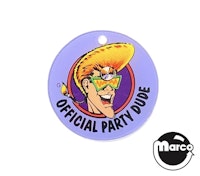 PARTY ZONE (Bally) Key fob 'Official Party Dude'