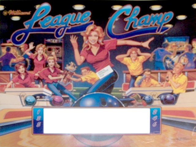 LEAGUE CHAMP Shuffle (Funhouse) Translite