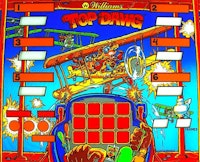 TOP DAWG Shuffle (Williams) Backglass