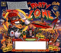 PARTY ZONE (Bally) Backglass