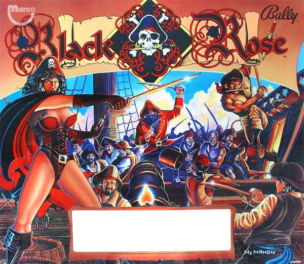 BLACK ROSE (Bally) Translite