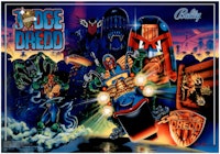 JUDGE DREDD (Bally) Backglass