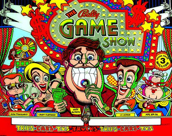 GAME SHOW (Bally) Backglass