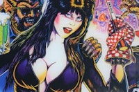 ELVIRA (Bally) Backglass