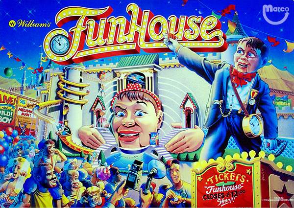 FUNHOUSE (Williams) Translite