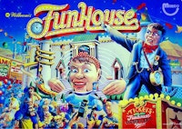 FUNHOUSE (Williams) Backglass