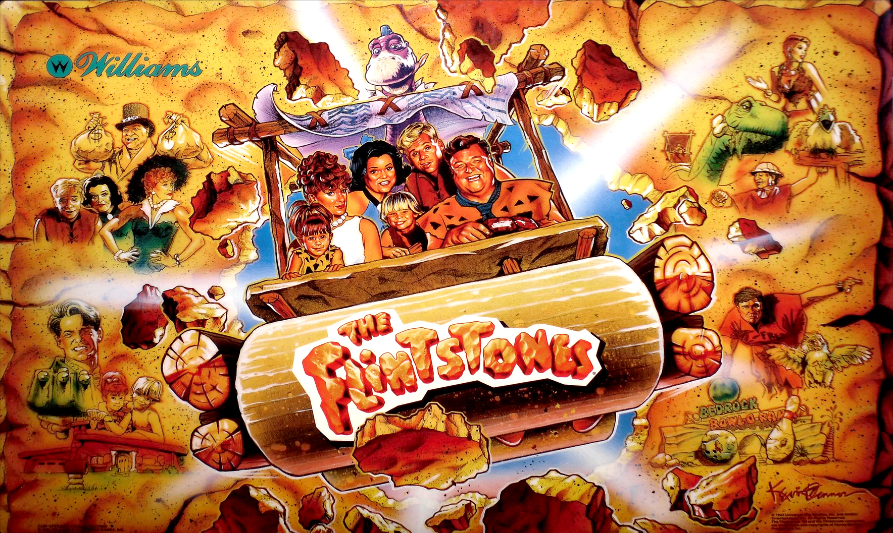 FLINTSTONES (Williams) Translite