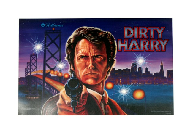 DIRTY HARRY (Williams) Backglass