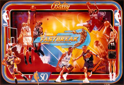 NBA FASTBREAK (Bally) Translite
