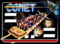 COMET (Williams) mirrored backglass