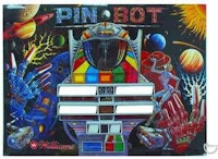 PINBOT (Williams) Backglass