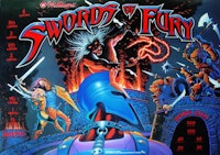 SWORDS OF FURY (Williams) Backglass