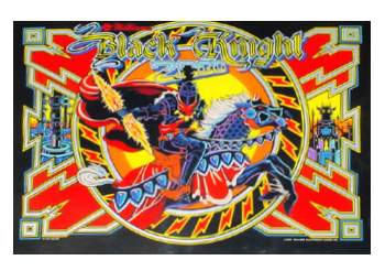 BLACK KNIGHT 2000 (Williams) Backglass