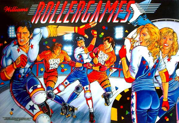 ROLLERGAMES (Williams) Translite