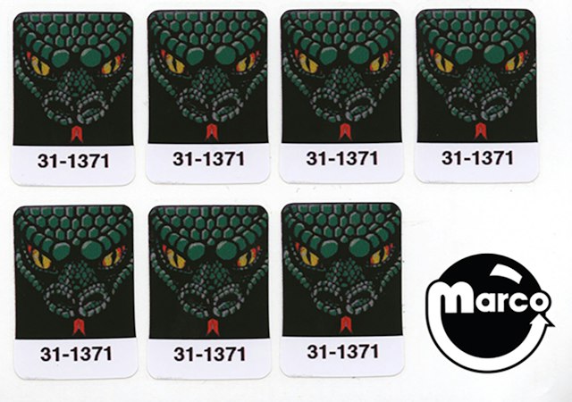 GRAND LIZARD (Williams) target decals 7
