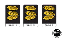 MILLIONAIRE (Williams) target decals