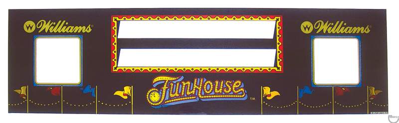 FUNHOUSE (Williams) Speaker panel