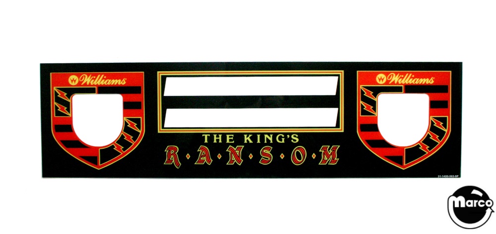 BLACK KNIGHT 2000 (Williams) Speaker panel