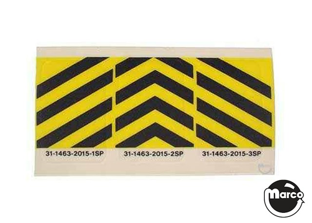 RADICAL (Bally) Target Decals (set of 3)