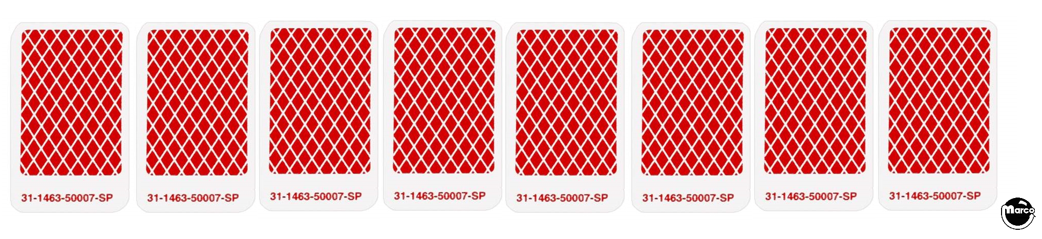 RIVERBOAT GAMBLER (Williams) Decal drop targets
