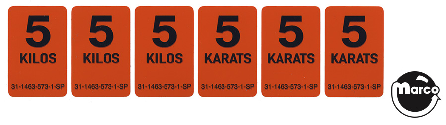 POLICE FORCE (Williams) Decal drop targets