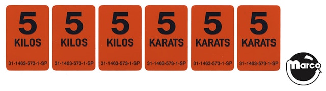 POLICE FORCE (Williams) Decal drop targets