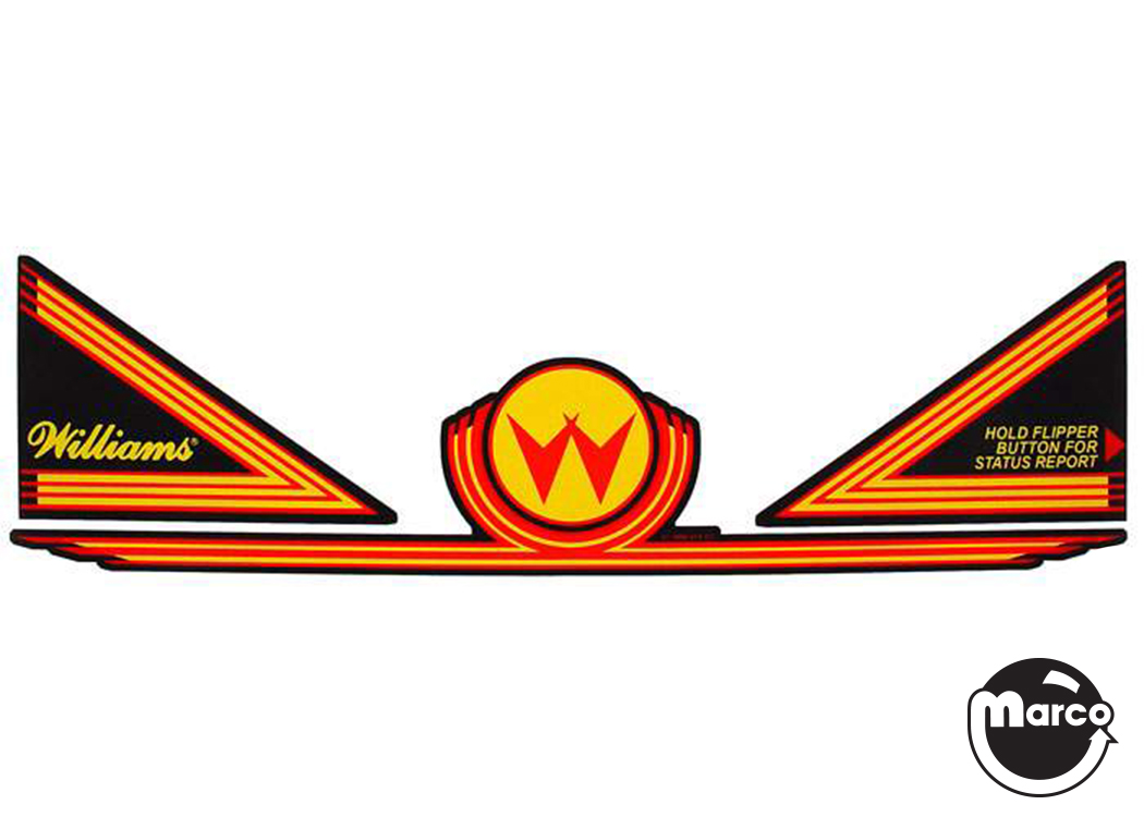 WHIRLWIND (Williams) Apron Decal set