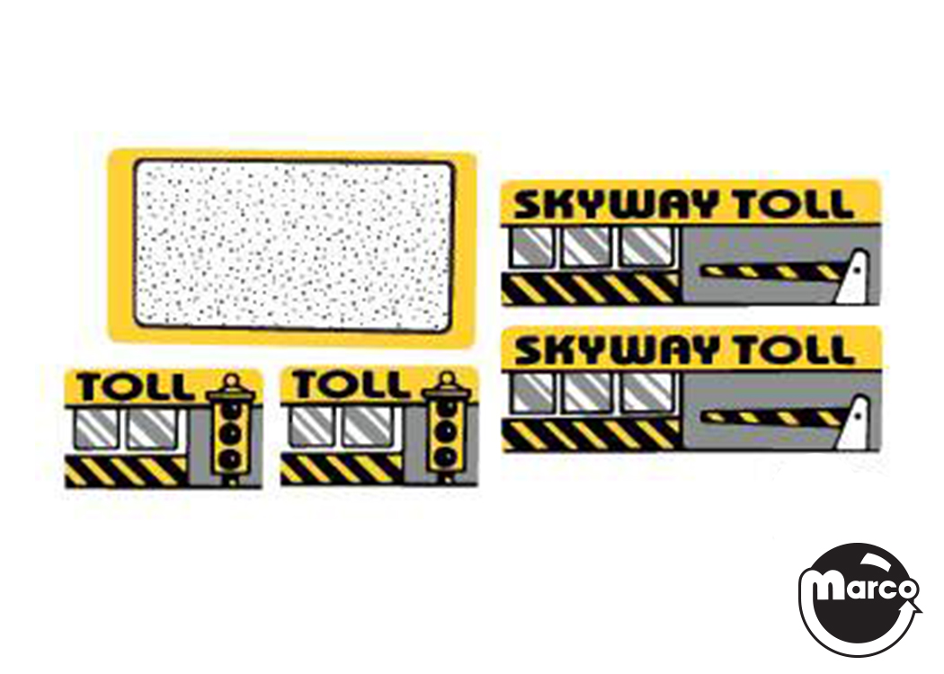 WHIRLWIND (Williams) Switch cover decals