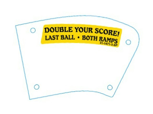JOKERZ (Williams) Plastic 'Double Your Score'
