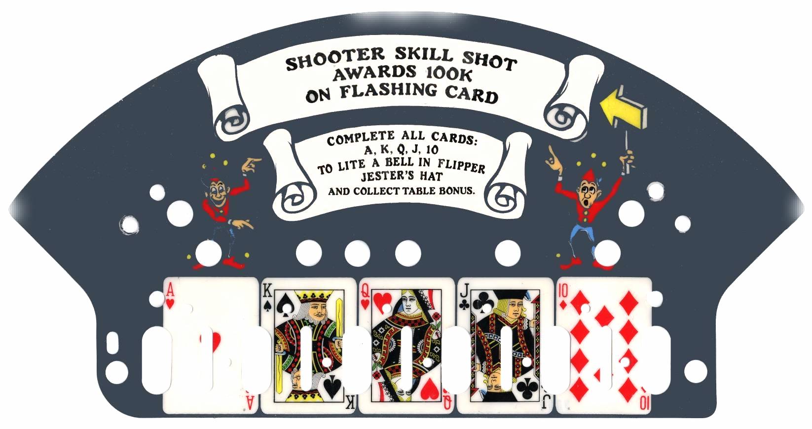 JOKERZ (Williams) Decal back tray wall