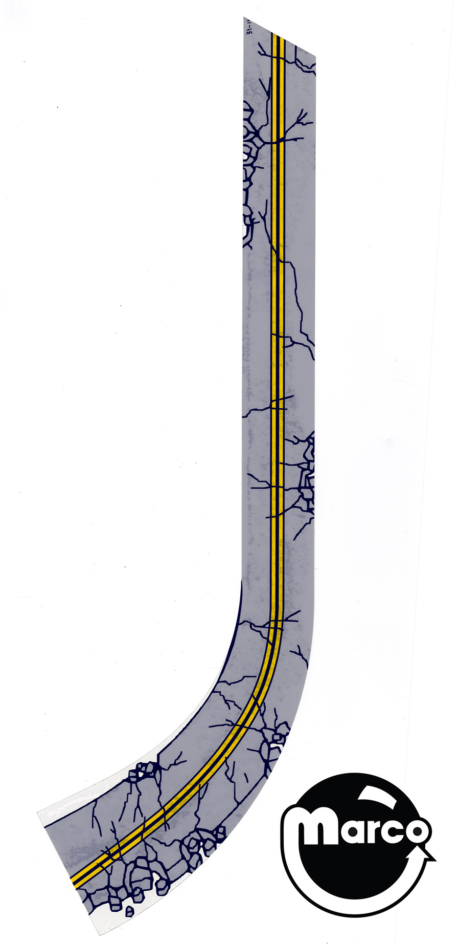 EARTHSHAKER (Williams) Right ramp decal