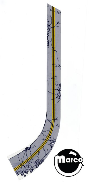 EARTHSHAKER (Williams) Right ramp decal