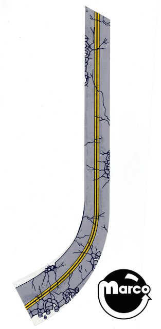 EARTHSHAKER (Williams) Right ramp decal