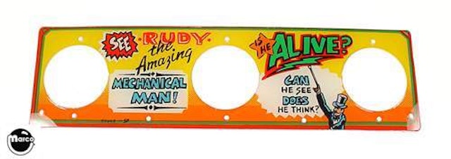 FUNHOUSE (Williams) Plastic "See Rudy"