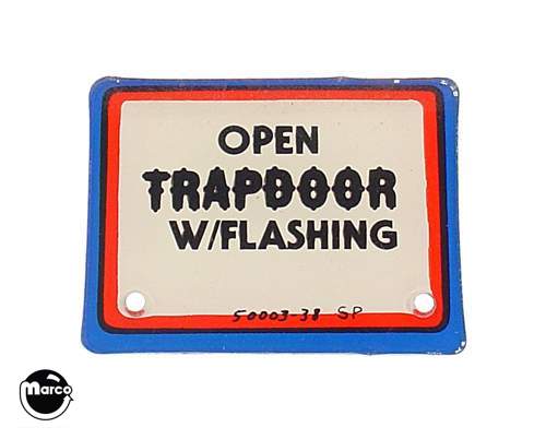FUNHOUSE (Williams) Plastic 'Open Trapdoor'
