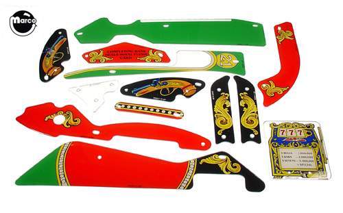 RIVERBOAT GAMBLER (Williams) Plastic set