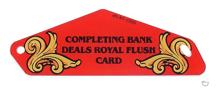 RIVERBOAT GAMBLER (Williams) Plastic 'Completing'