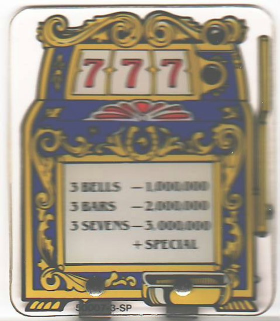RIVERBOAT GAMBLER (Williams) Plastic '777' slot machine