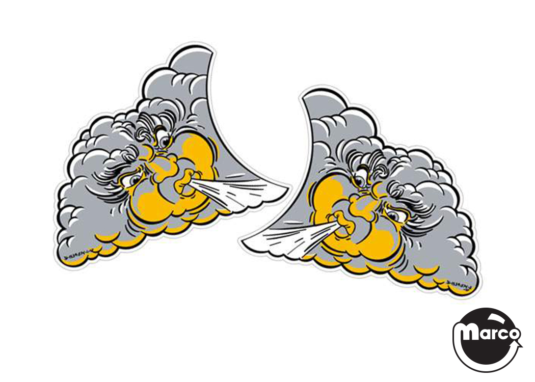 WHIRLWIND (Williams) Cloud decal set 31-1539-574-1 &  -2