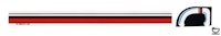 DINER (Williams) Decals ribbon & handle