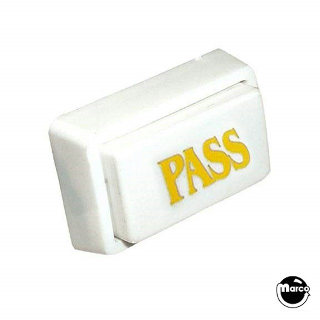 Pushbutton rectangle white 'Pass'